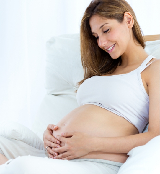 figurella embarazada en forma